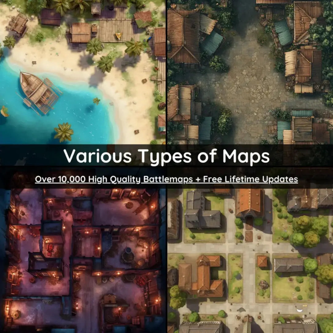Ultimate RPG Maps Bundle — 10,000+ Ready to Play Designs